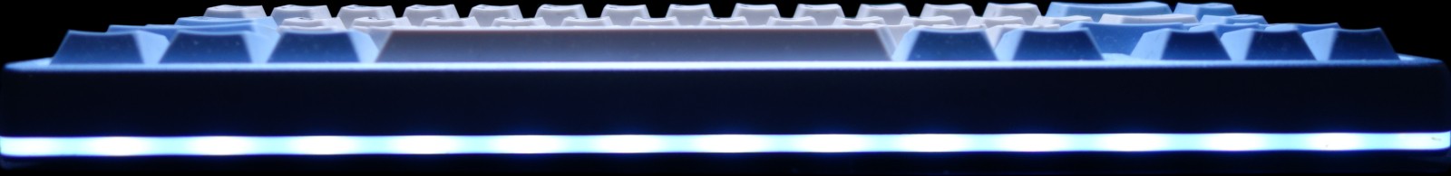 Front view (LED diffuser showing light blue)